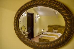 gold triple room, la gemma naples, naples, dante square, stay in naples